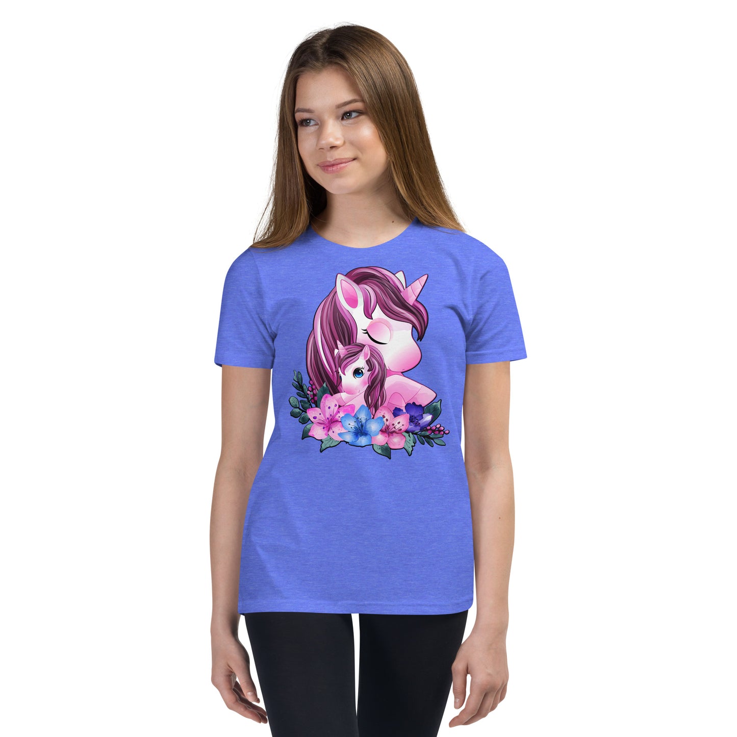 Cute Unicorn Mom and Baby T-shirt, No. 0088