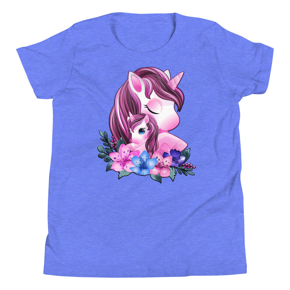 Cute Unicorn Mom and Baby T-shirt, No. 0088