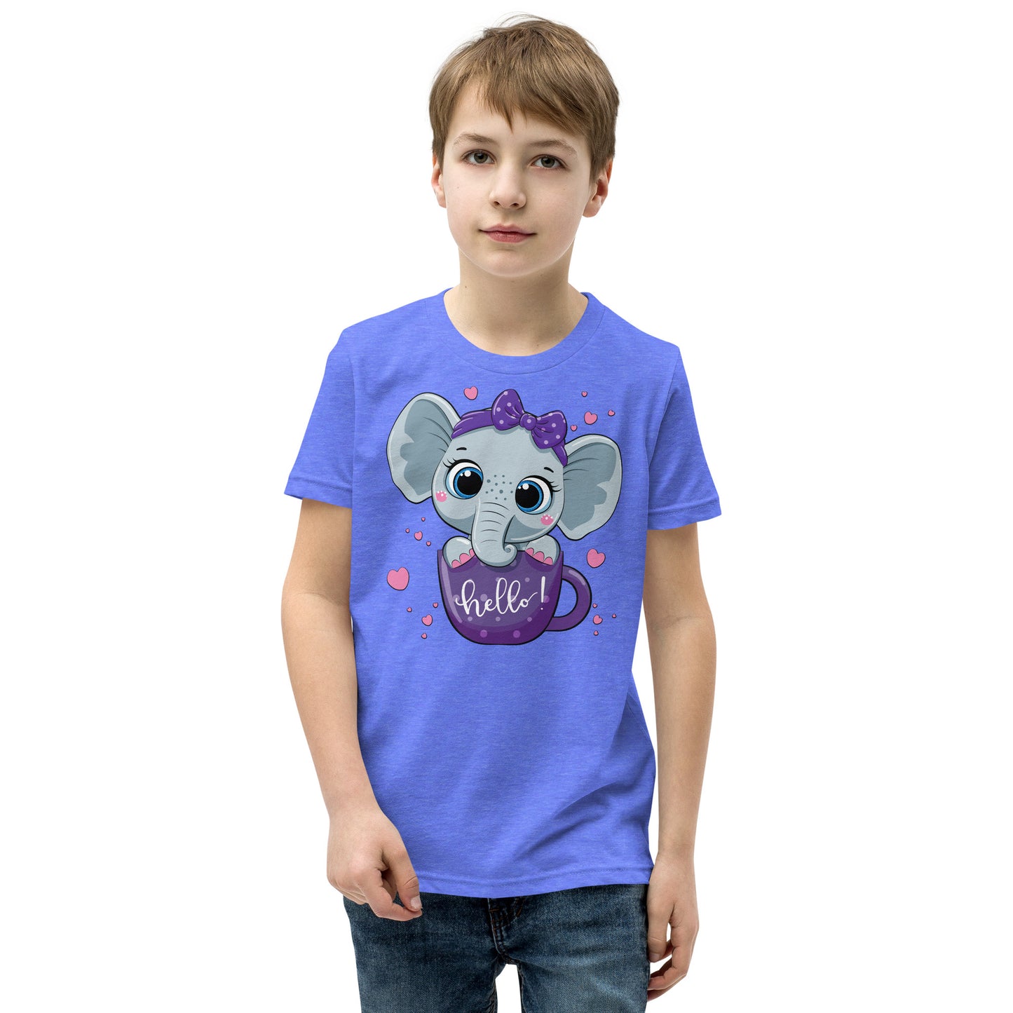 Baby Elephant inside Cup T-shirt, No. 0047