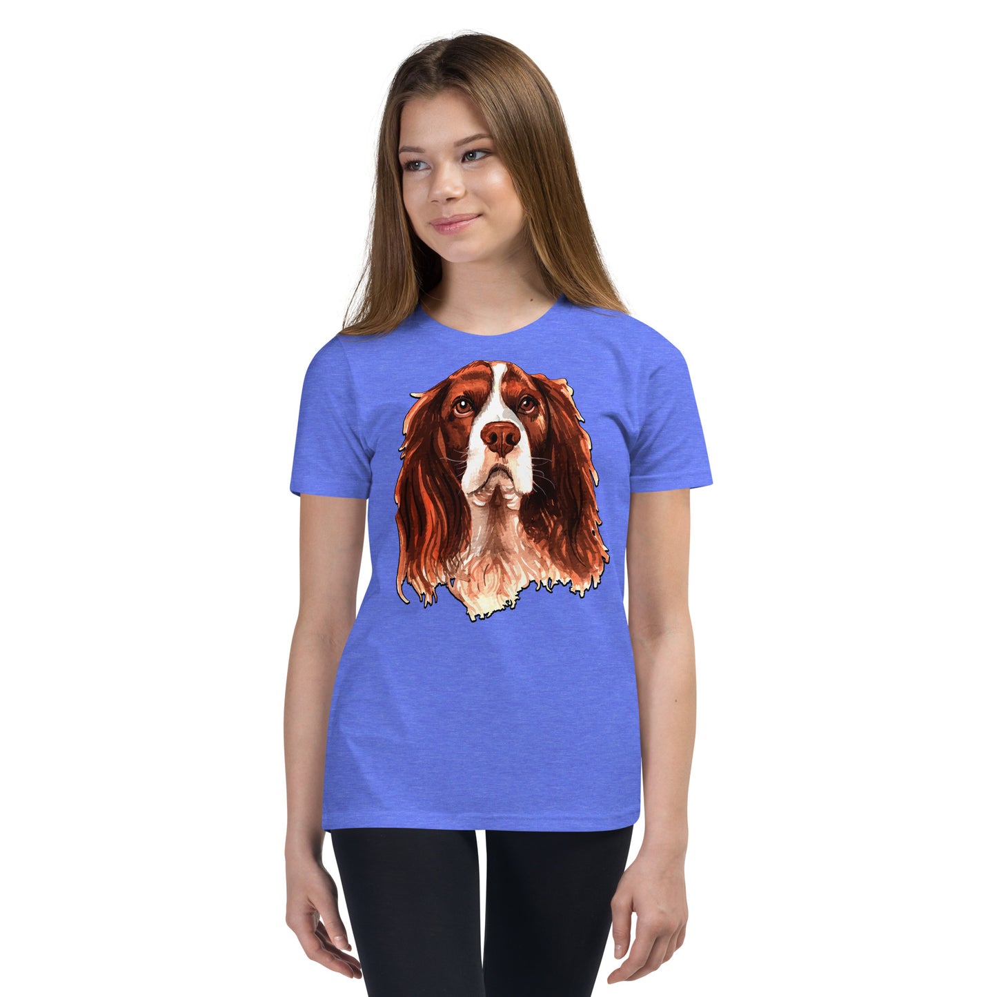 Cute Dog Illustration T-shirt, No. 0191