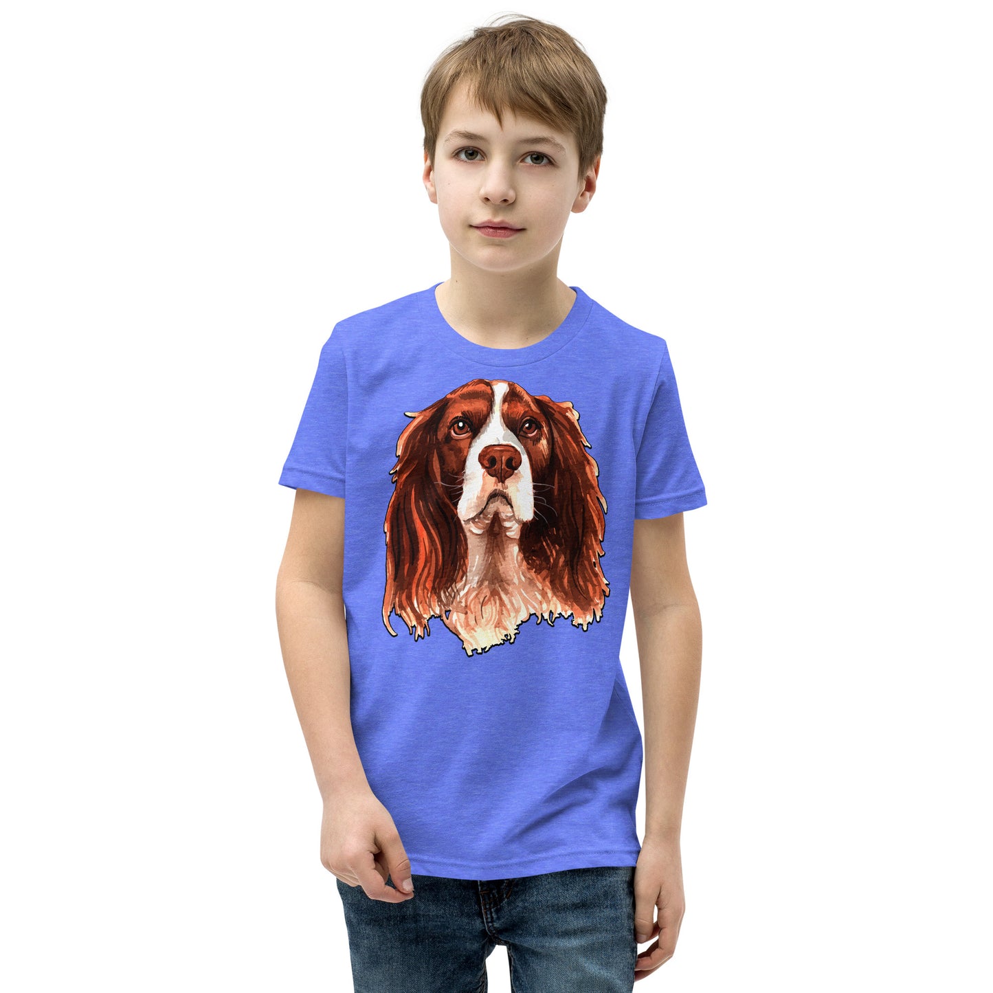 Cute Dog Illustration T-shirt, No. 0191