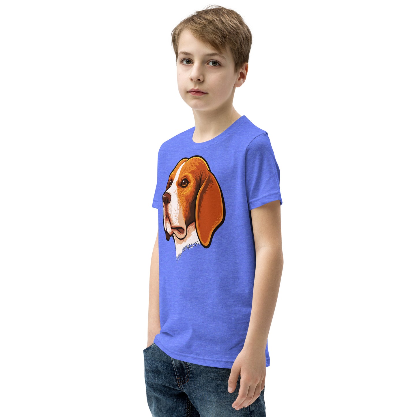 Beagle Dog Portrait T-shirt, No. 0105