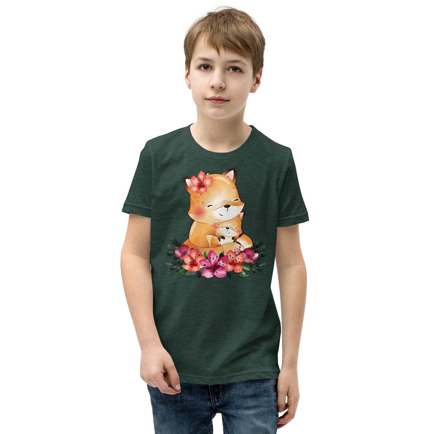 Cool Foxy Mom and Baby T-shirt, No. 0078