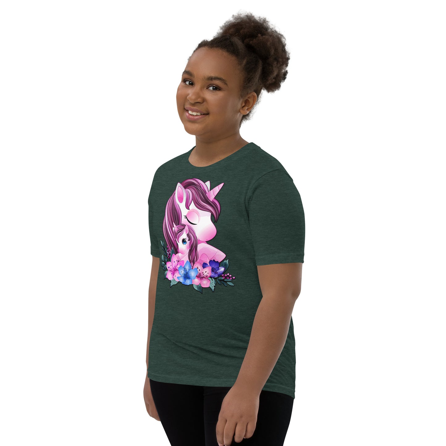 Cute Unicorn Mom and Baby T-shirt, No. 0088