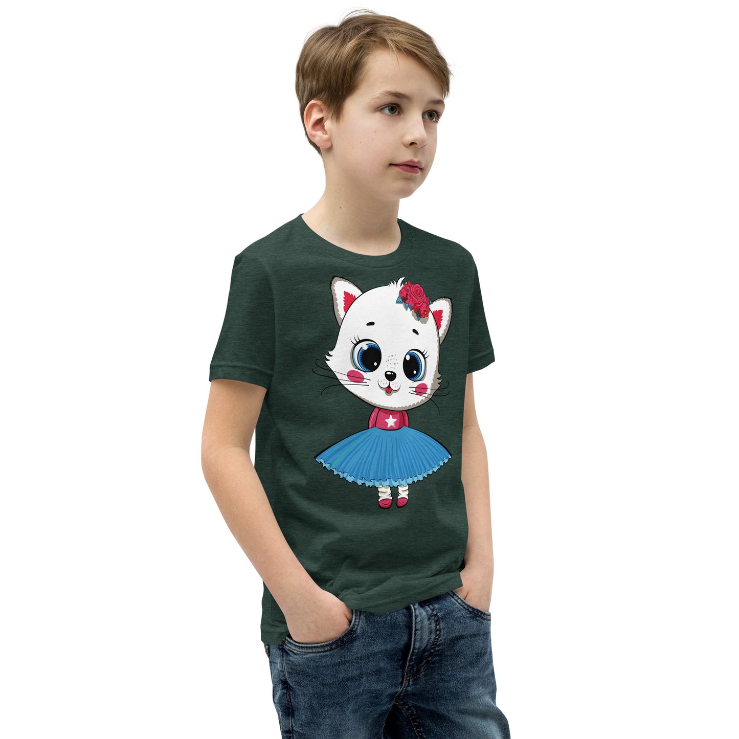 Cute Kitty Cat T-shirt, No. 0344