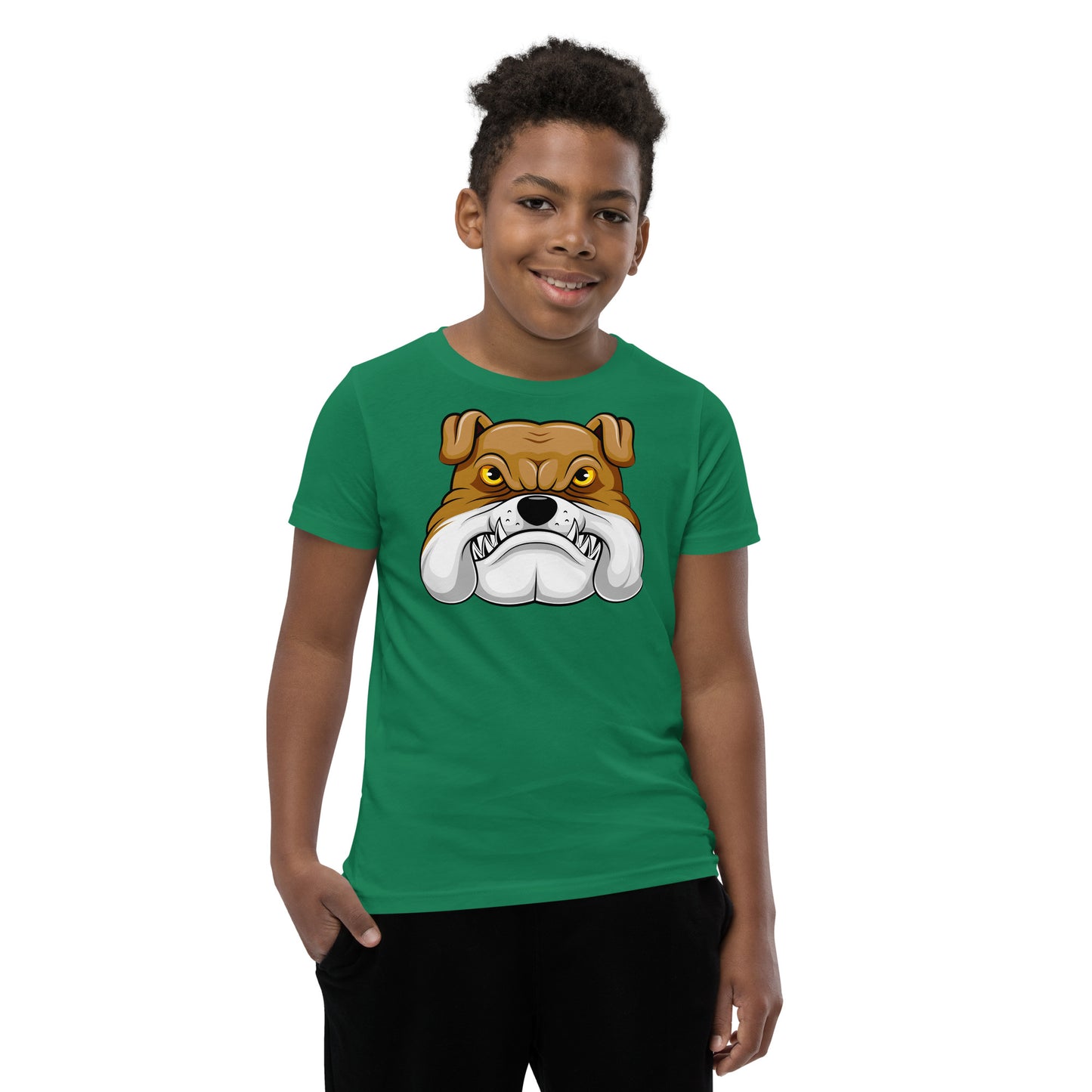 Bulldog Dog Face T-shirt, No. 0108