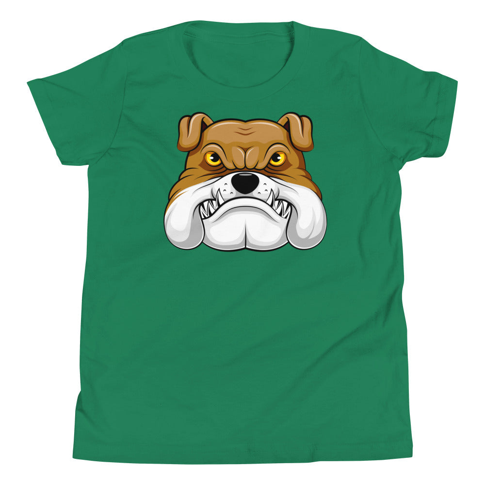 Bulldog Dog Face T-shirt, No. 0108
