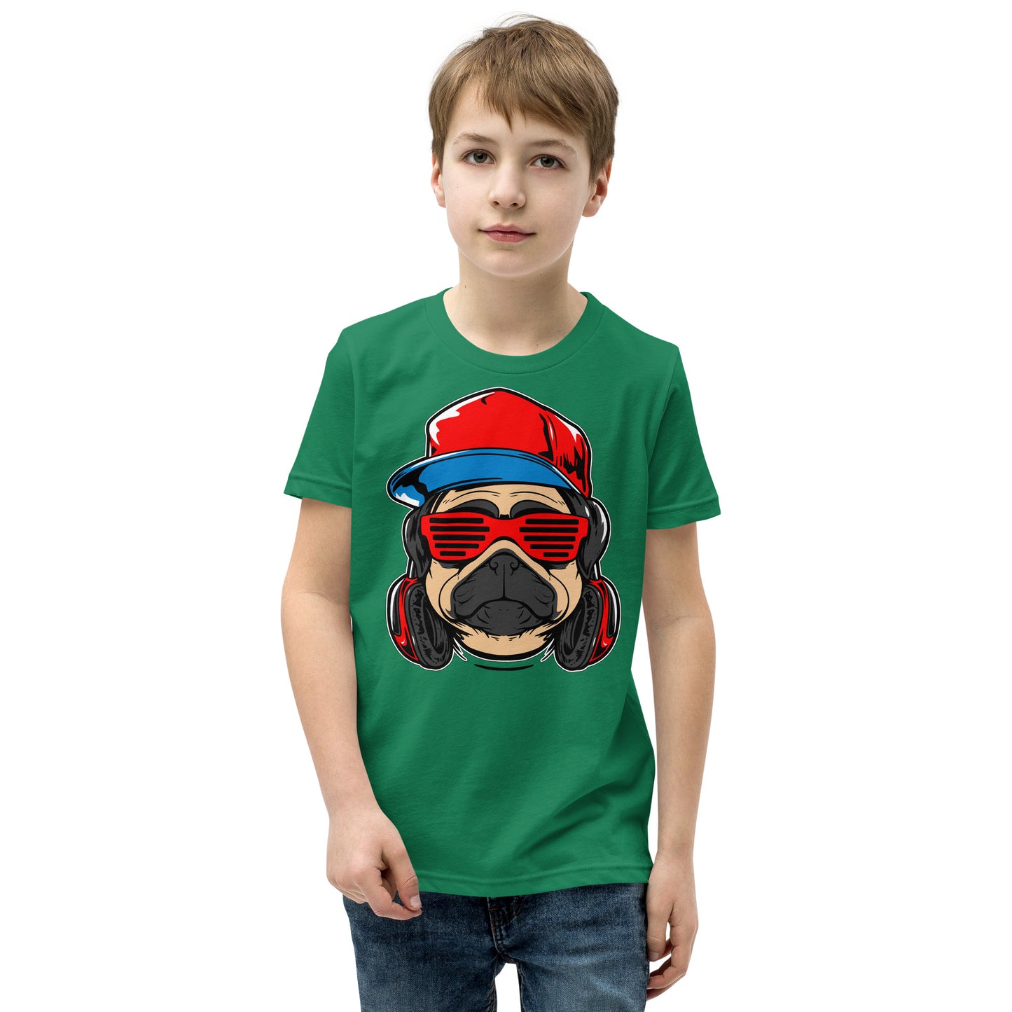 Cool Pug Dog T-shirt, No. 0584