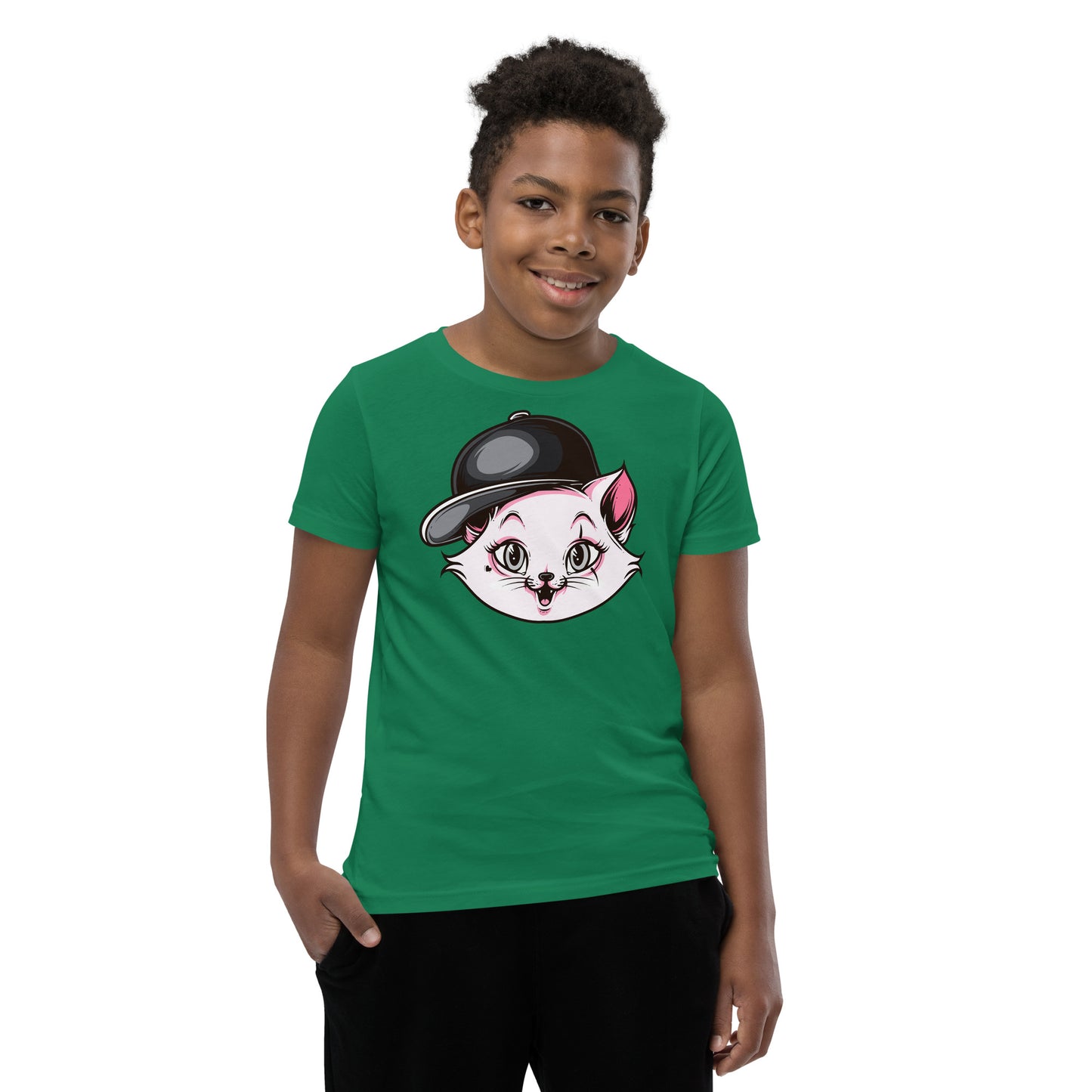 Cute Hip-hop Style Cat T-shirt, No. 0203