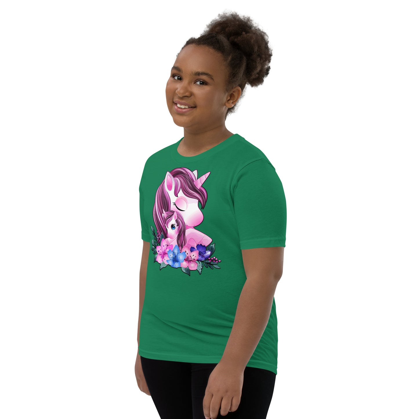 Cute Unicorn Mom and Baby T-shirt, No. 0088