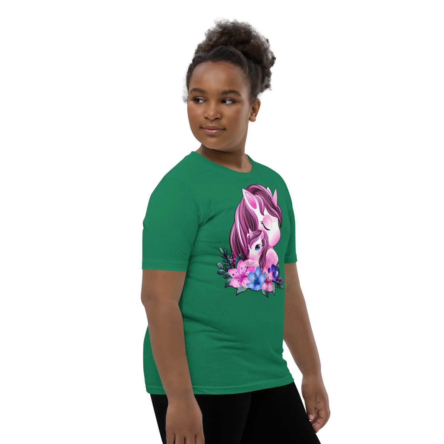 Cute Unicorn Mom and Baby T-shirt, No. 0088