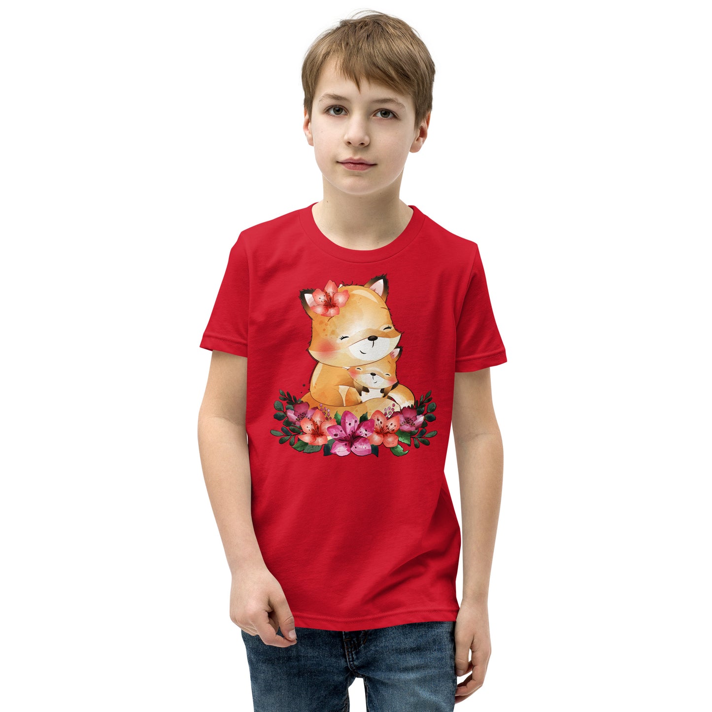 Cool Foxy Mom and Baby T-shirt, No. 0078