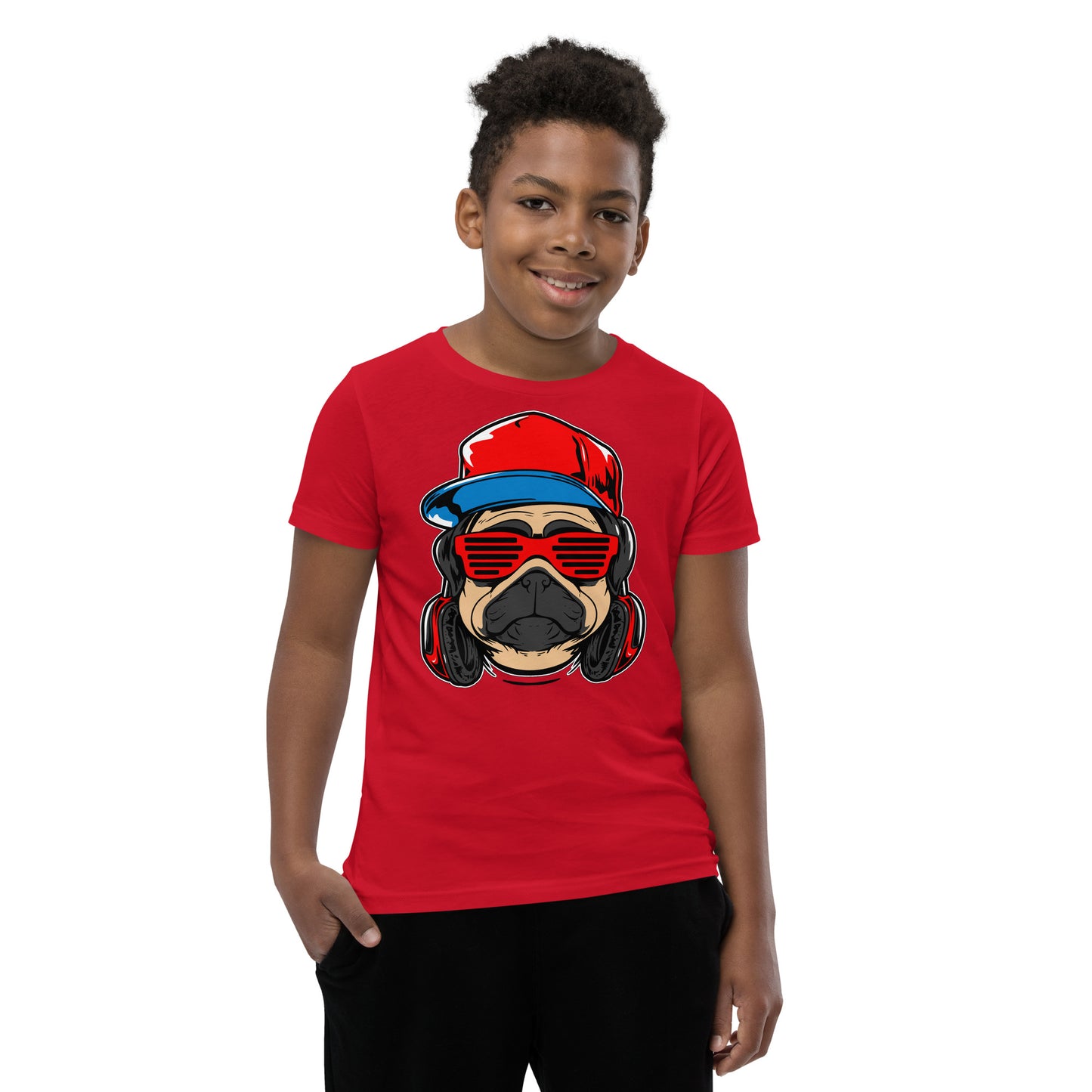 Cool Pug Dog T-shirt, No. 0584