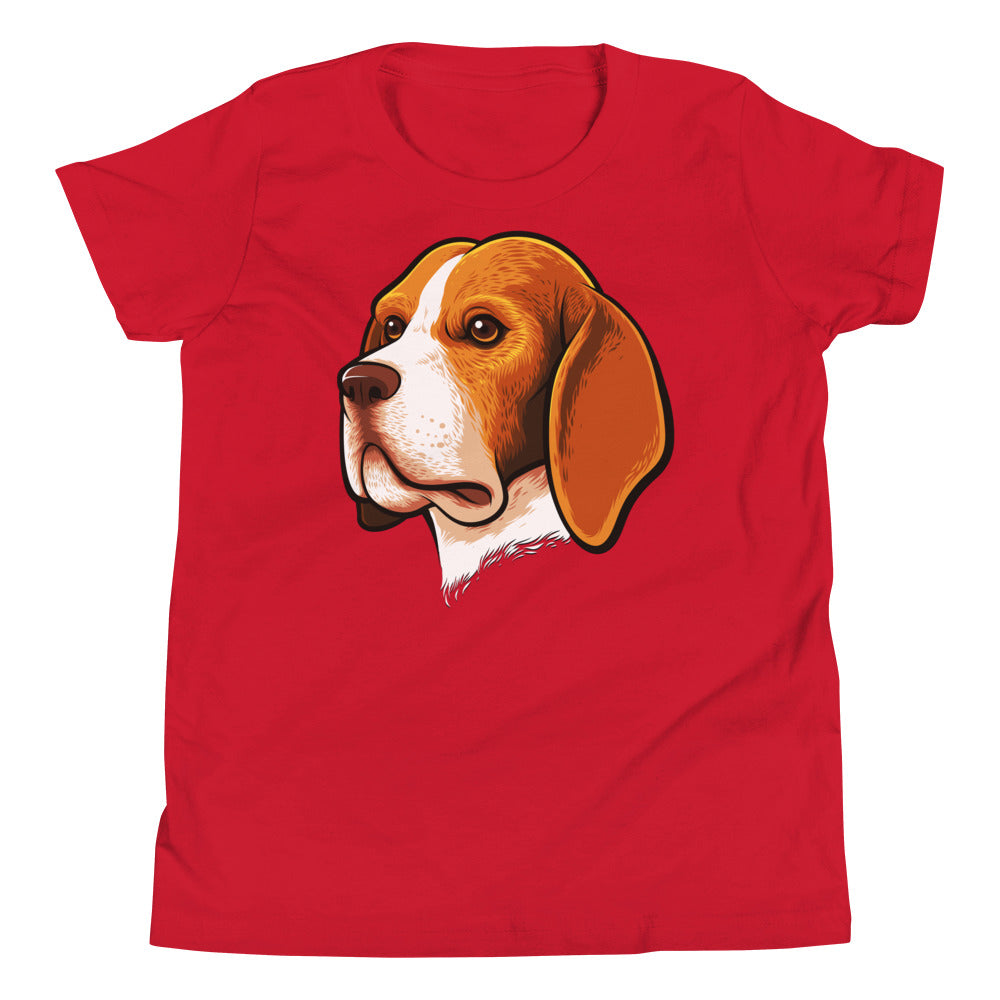 Beagle Dog Portrait T-shirt, No. 0105