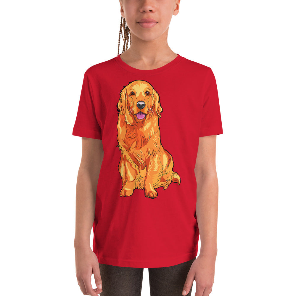 Cool Golden Retriever Dog T-shirt, No. 0581