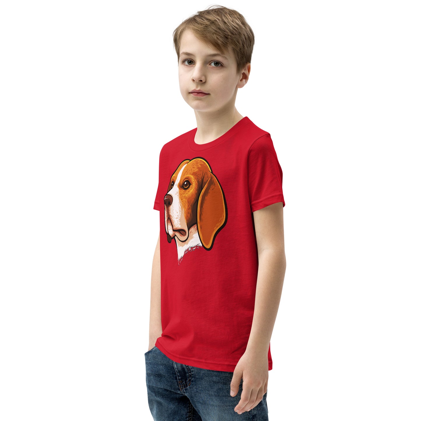 Beagle Dog Portrait T-shirt, No. 0105