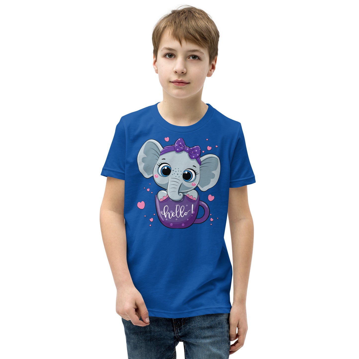 Baby Elephant inside Cup T-shirt, No. 0047