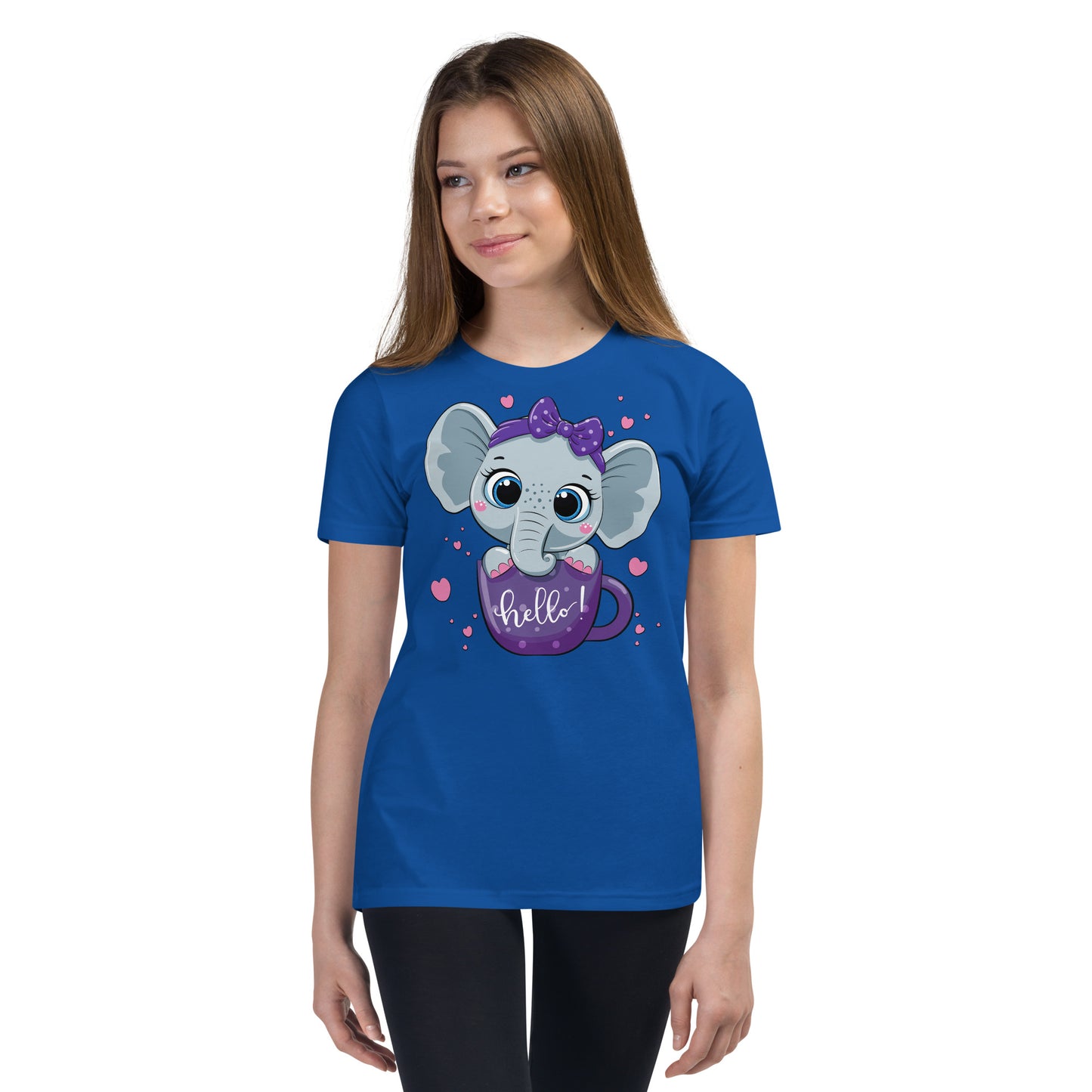 Baby Elephant inside Cup T-shirt, No. 0047