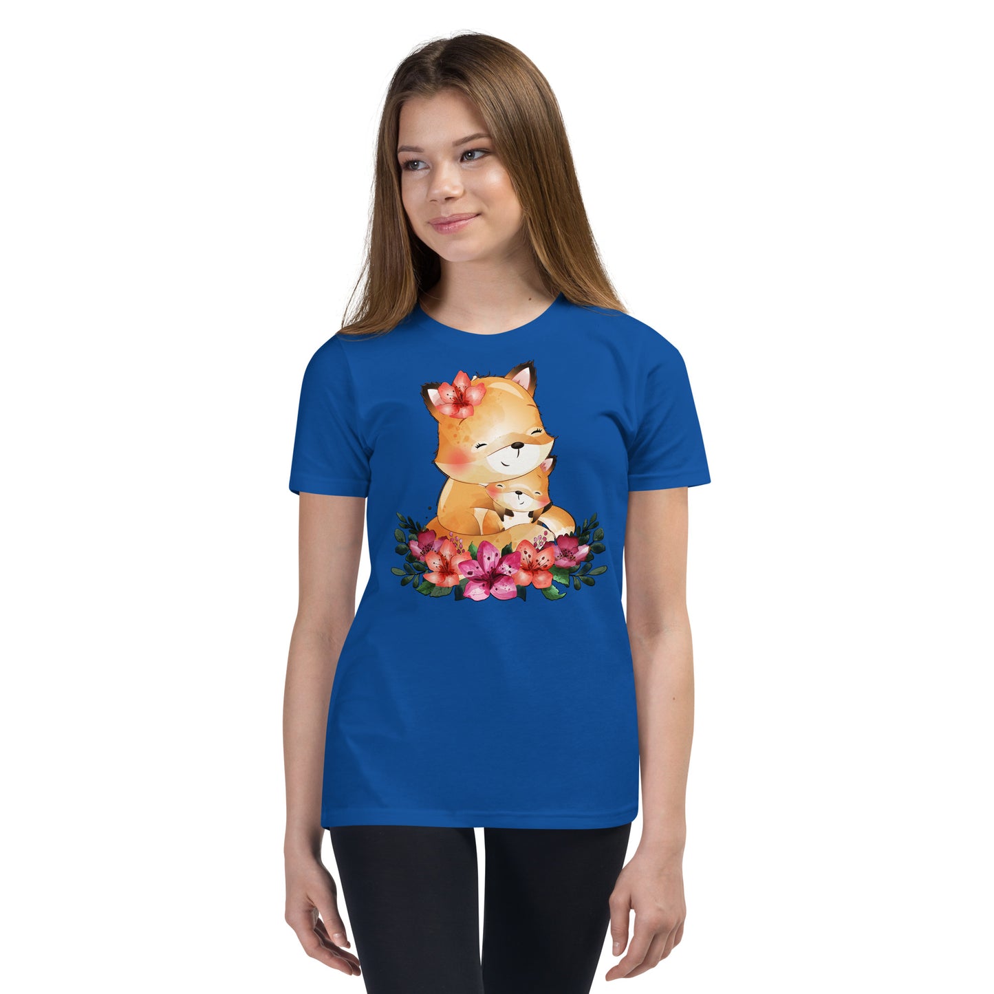 Cool Foxy Mom and Baby T-shirt, No. 0078