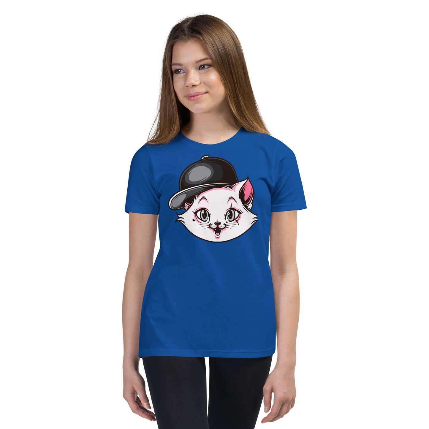 Cute Hip-hop Style Cat T-shirt, No. 0203