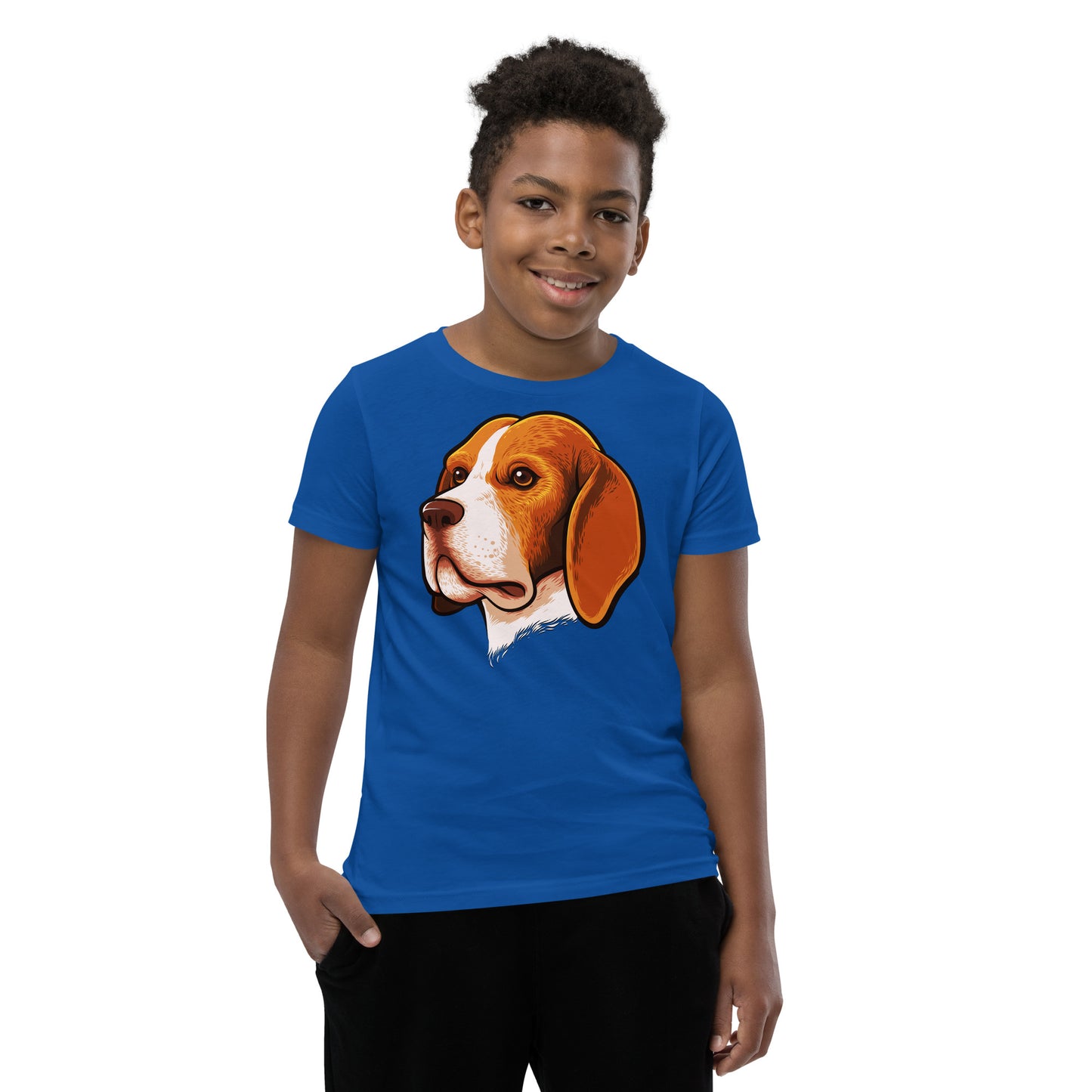 Beagle Dog Portrait T-shirt, No. 0105