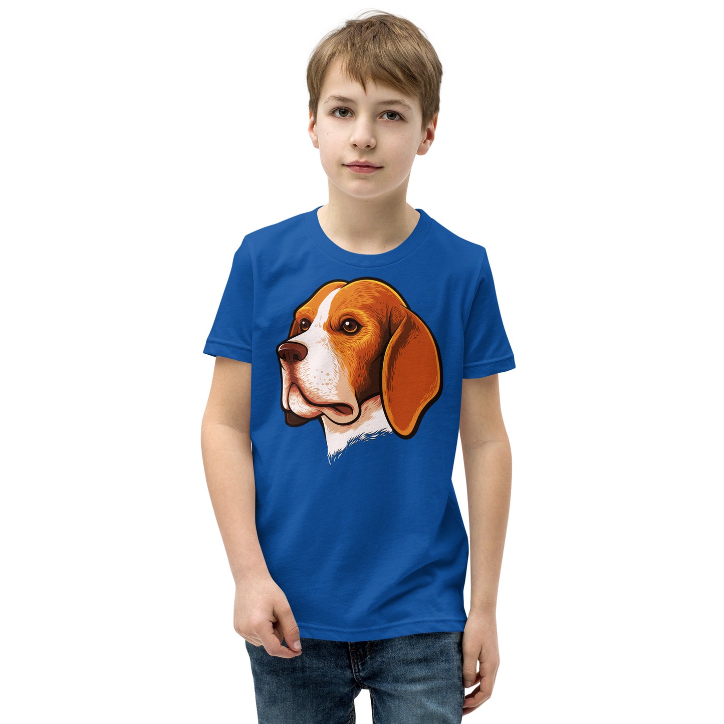 Beagle Dog Portrait T-shirt, No. 0105