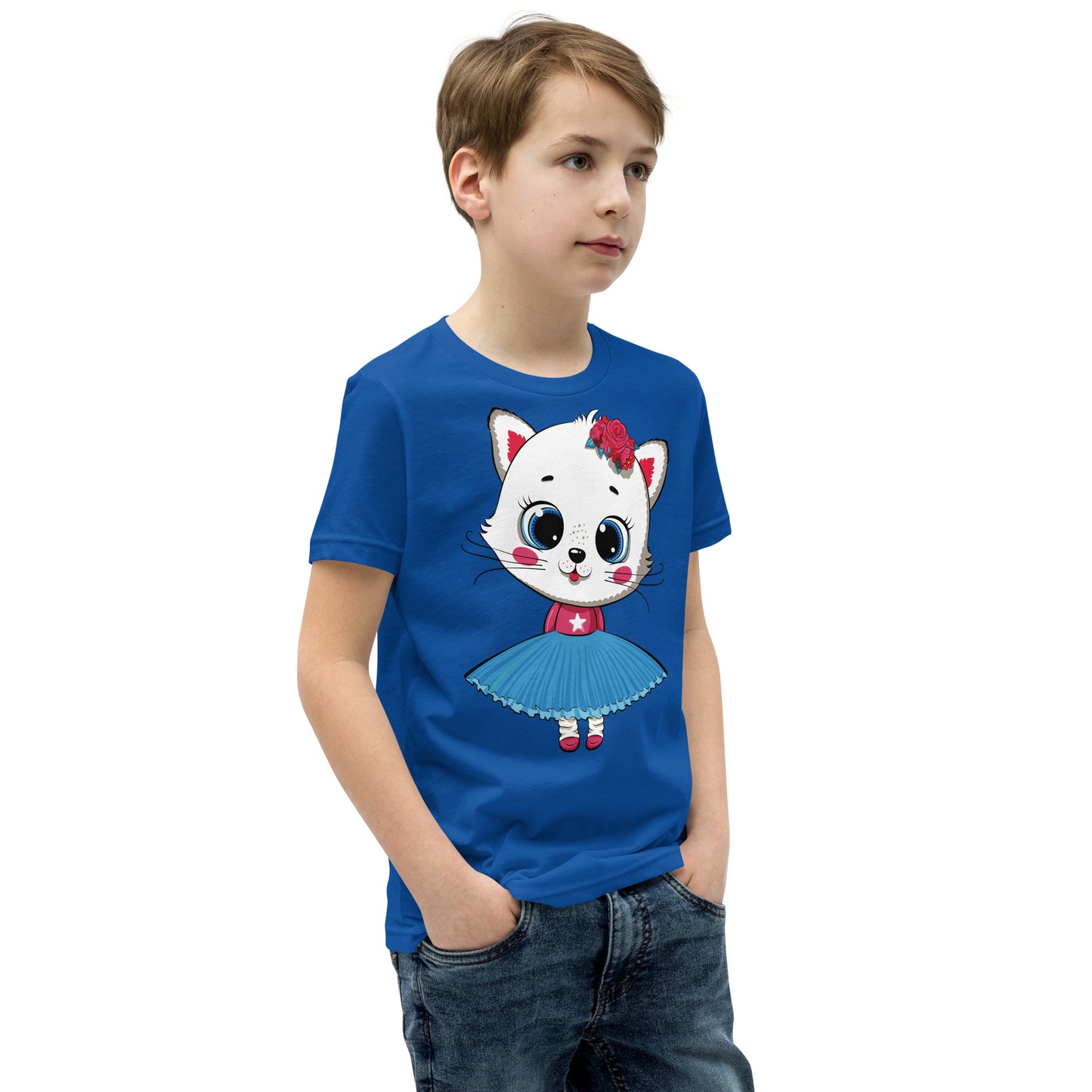 Cute Kitty Cat T-shirt, No. 0344