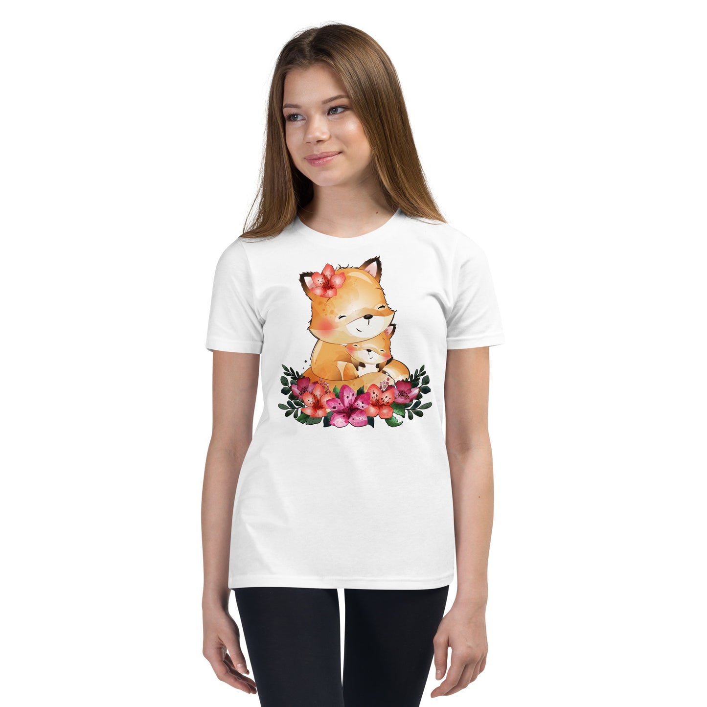 Cool Foxy Mom and Baby T-shirt, No. 0078