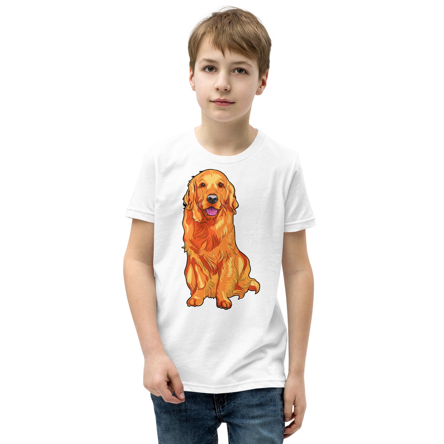 Cool Golden Retriever Dog T-shirt, No. 0581