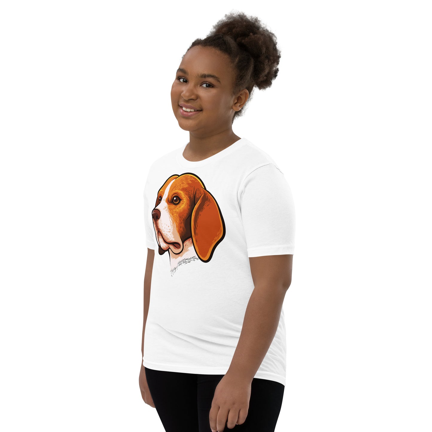 Beagle Dog Portrait T-shirt, No. 0105