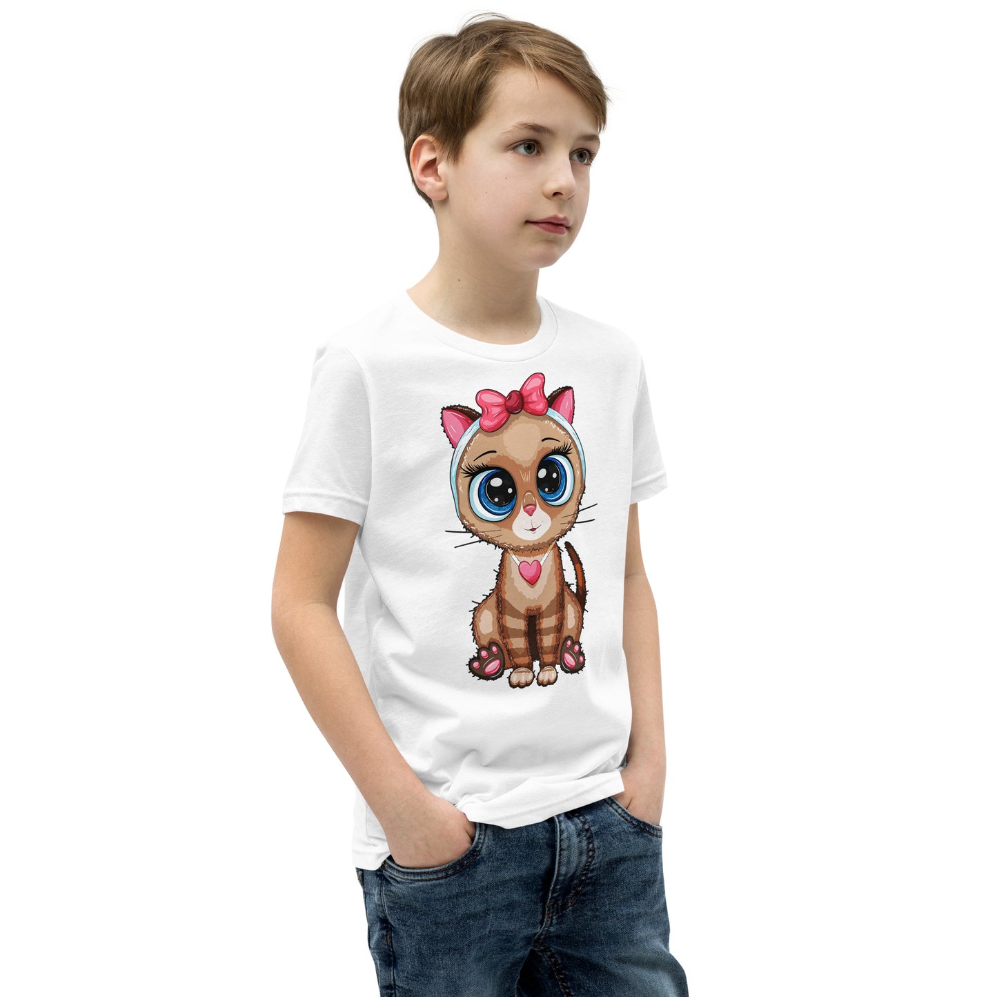 Cute Baby Cat with Big Eyes T-shirt, No. 0273