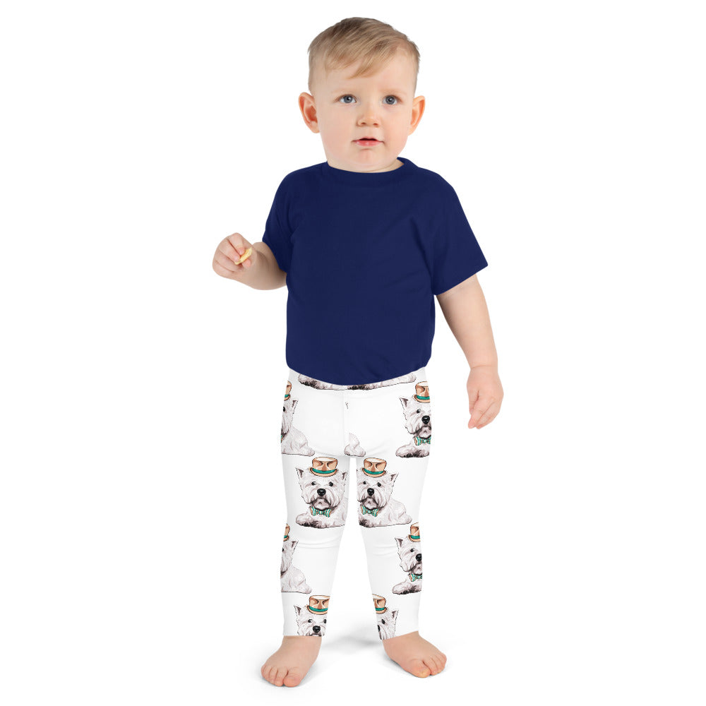 Cool West Highland White Terrier Dog, Leggings, No. 0134