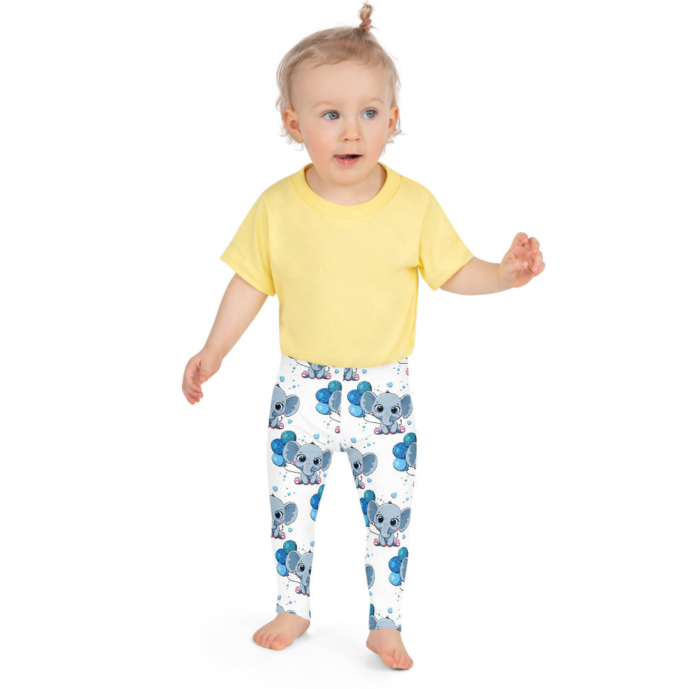 Cute Baby Elephant with Balloon, Leggings, No. 0086