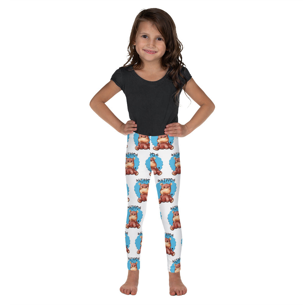 Cute Hippo, Leggings, No. 0304