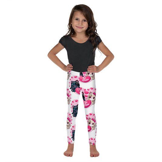 Cool Cats in Love Leggings, No. 0121