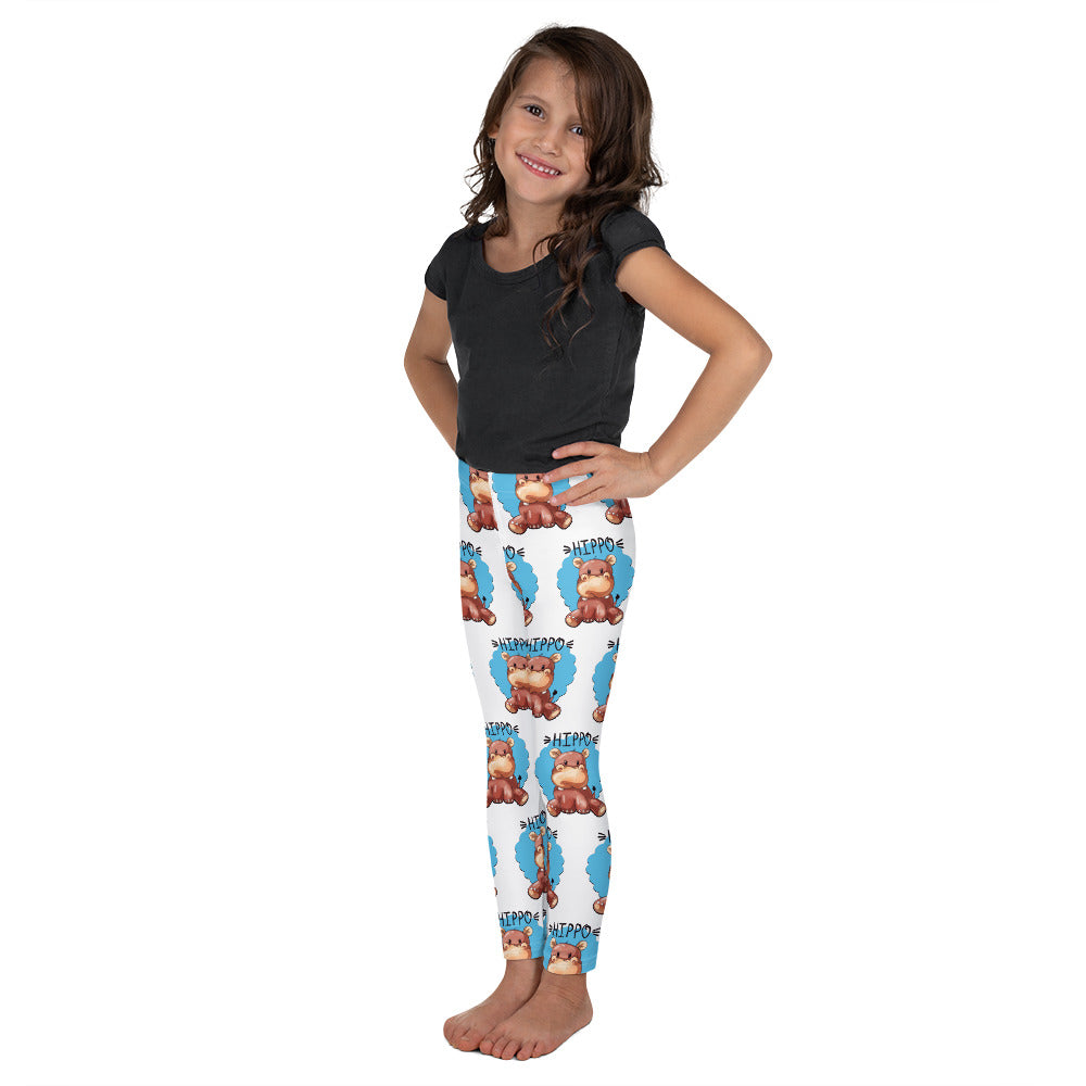 Cute Hippo, Leggings, No. 0304