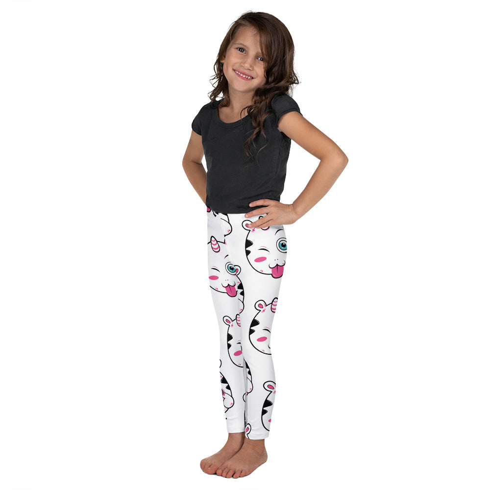 Comic Unicorn Face Leggings, No. 0053