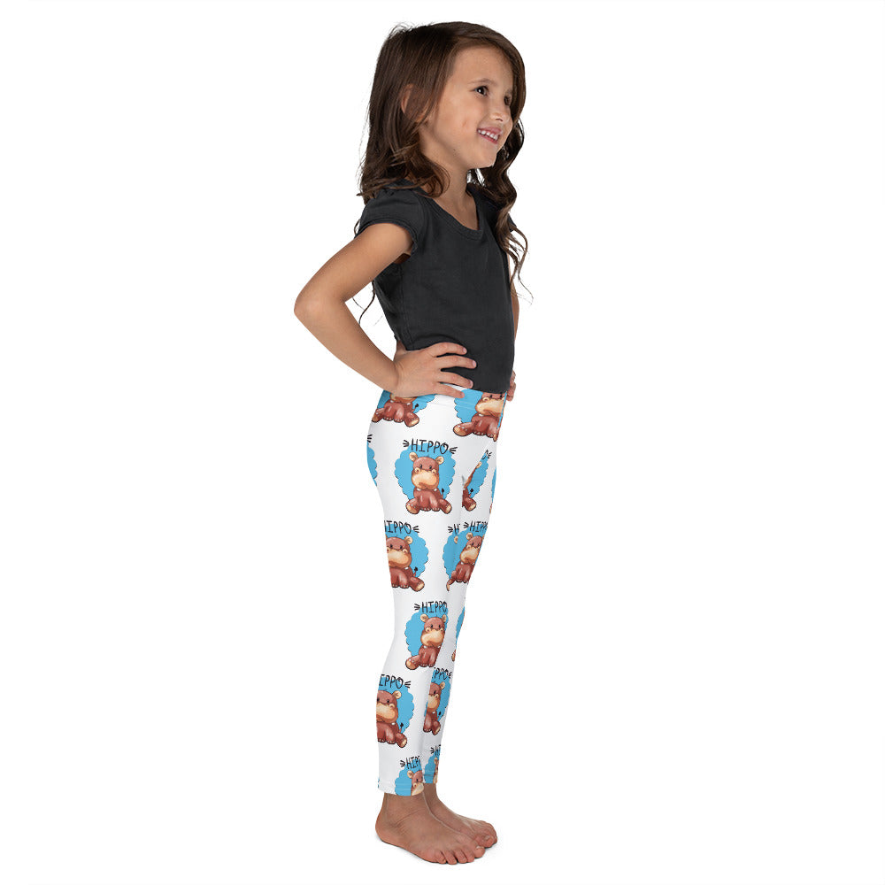 Cute Hippo, Leggings, No. 0304