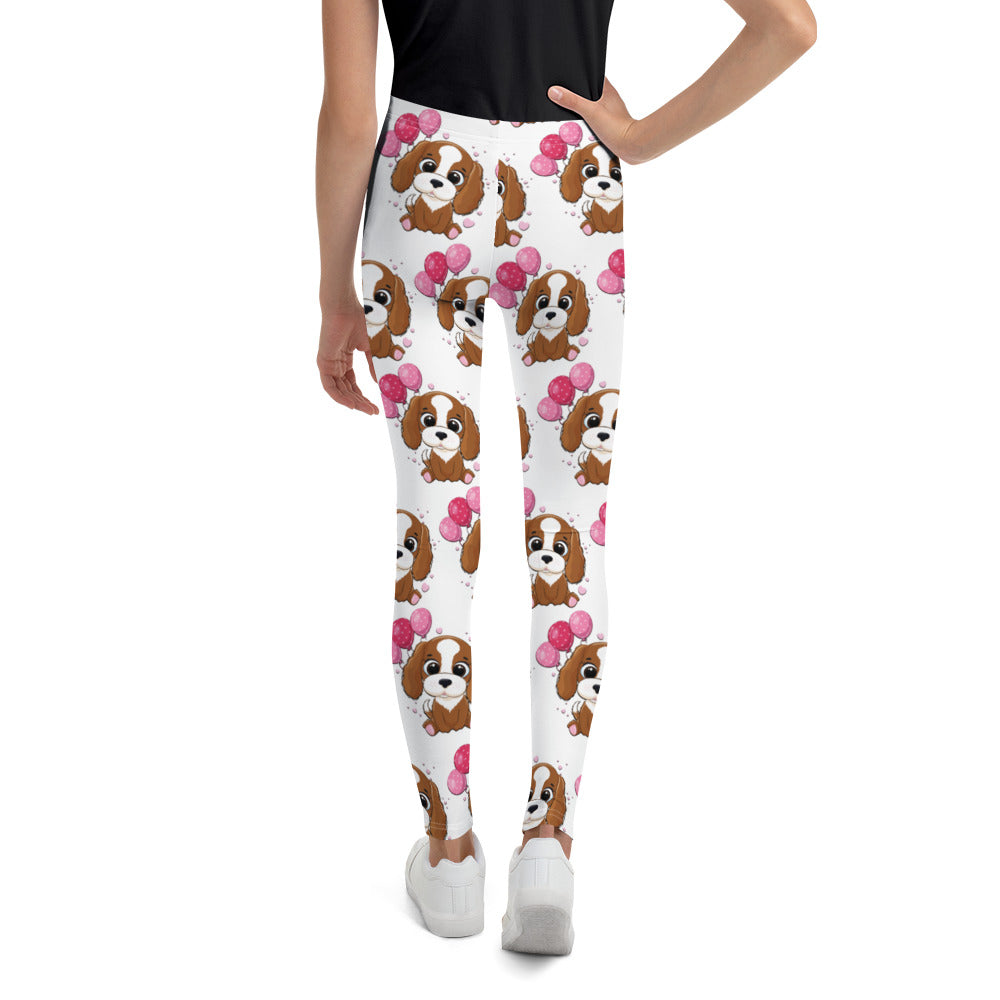 Cool Dog with Balloons, Leggings, No. 0052