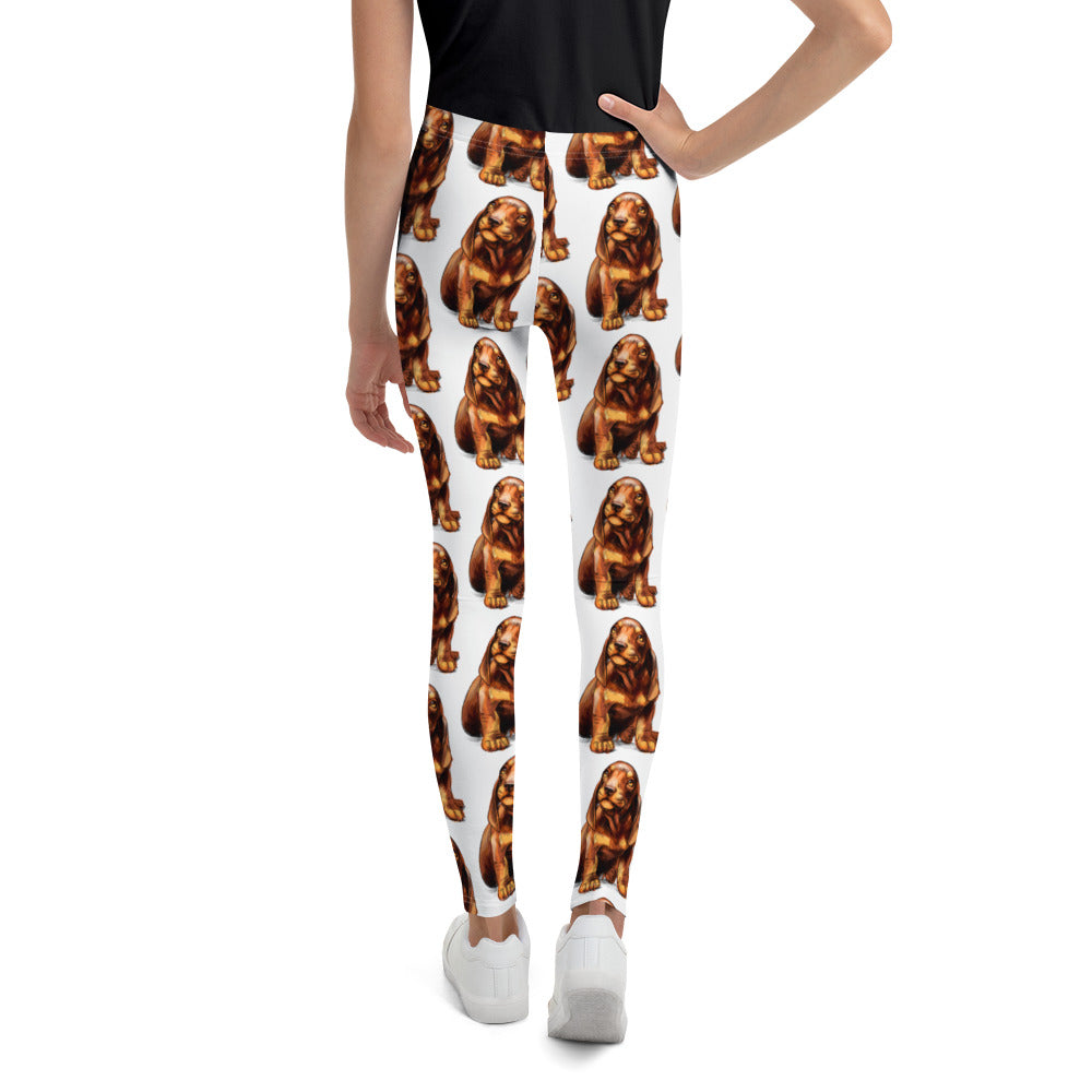 Cute Dachshund Puppy Dog, Leggings, No. 0591