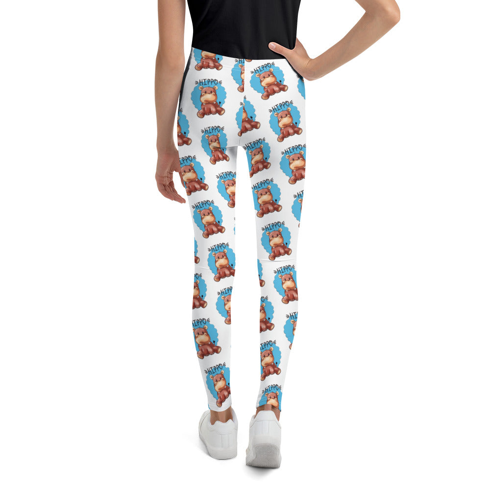 Cute Hippo Leggings, No. 0304