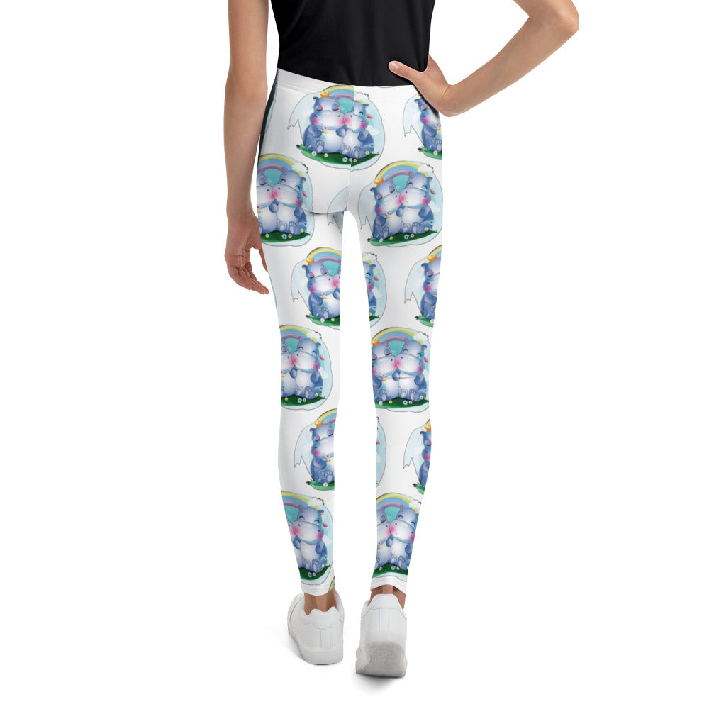 Cute Little Hippos Leggings, No. 0097