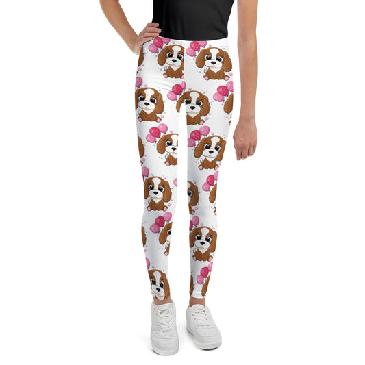 Cool Dog with Balloons, Leggings, No. 0052