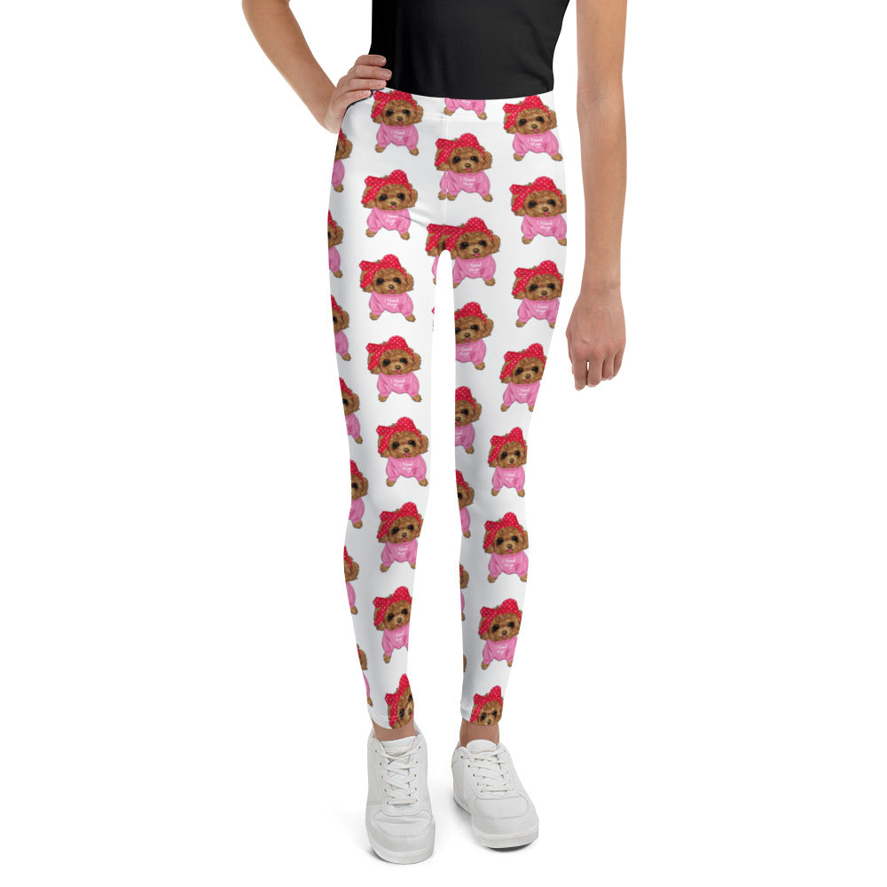 Cute Dog Puppy Needs a Hug Leggings, No. 0296