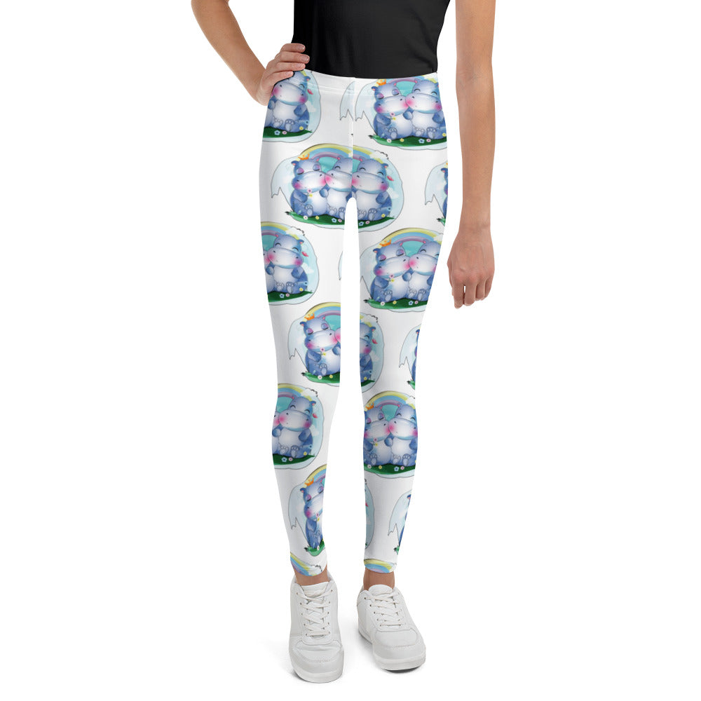 Cute Little Hippos Leggings, No. 0097