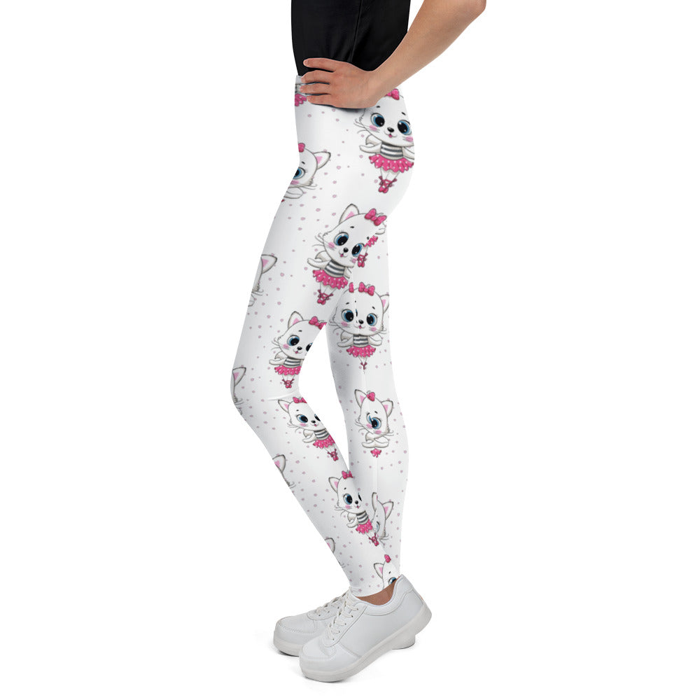 Cute Ballerina Baby Cat Leggings, No. 0278