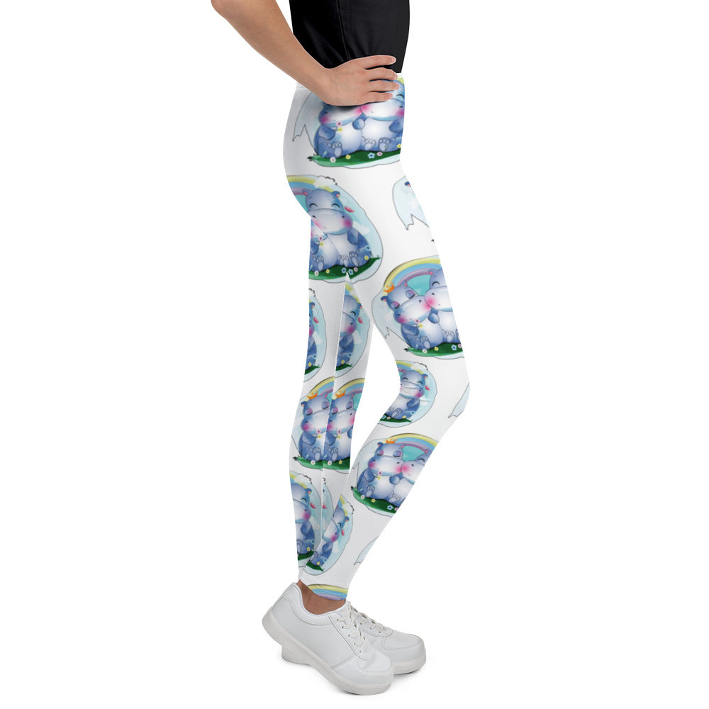 Cute Little Hippos Leggings, No. 0097