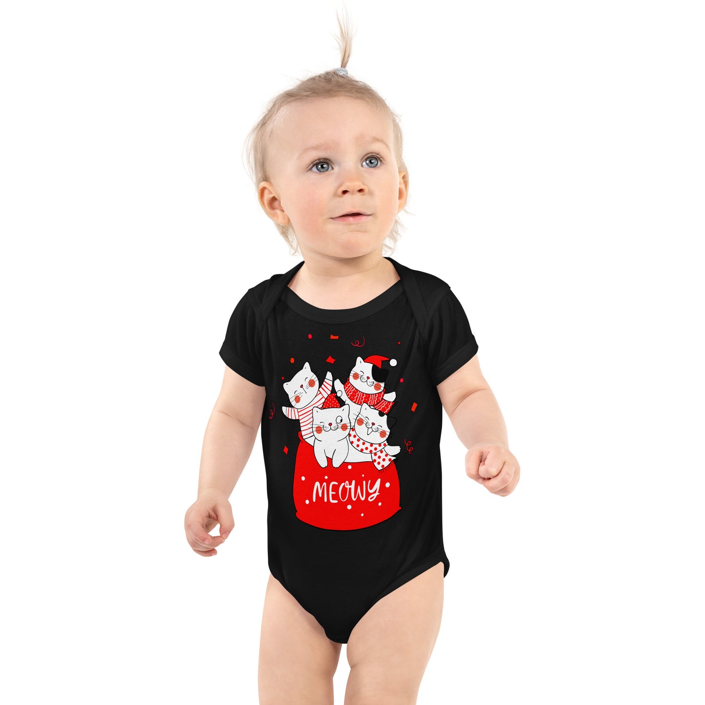 Christmas Cats Bodysuit, No. 0002