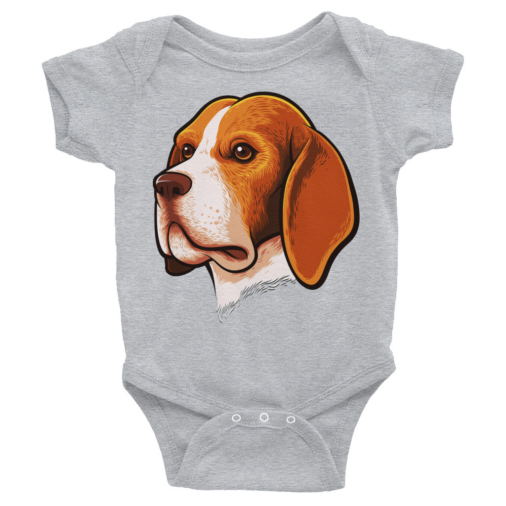 Beagle Dog Portrait, Bodysuits, No. 0105