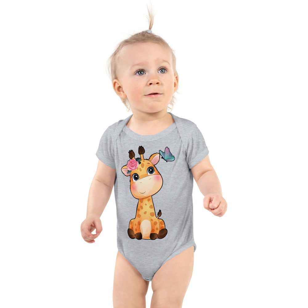 Cute Giraffe, Bodysuits, No. 0030